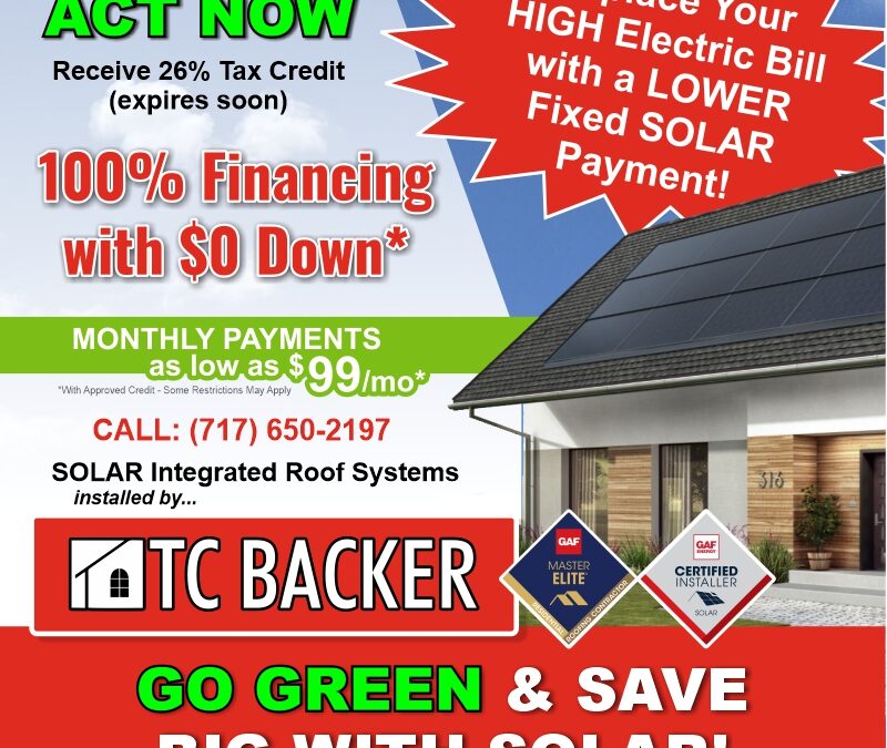 Go Green & Save Big with SOLAR